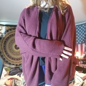 Maroon Cardigan